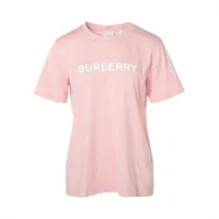 バーバリー ティッシ期 コットン Tシャツ S レディース ピンク