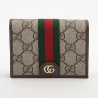 ☆未使用☆GUCCI GGスプリーム オフィディア コンパクト財布 GUCCI グッチ 財布 レディース ブランド オフィディア 三つ折り