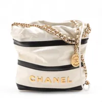 【リユース】CHANEL ショルダーバッグ 22ライン AS3980SH22 シャネル シャネル22ミニ デニム チェーンショルダーバッグ