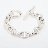 エルメス シャインダンクル TGM シルバー925 ブレスレット HERMES エルメス ブレスレット シェーヌダンクル TGM Chaine