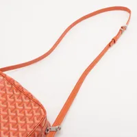 Goyard オレンジ ビジネスバッグ 大きめ 付属ショルダーバッグ ゴヤール「バレル 40 スポーツバッグ」“輸送用樽”イメージ、3WAY