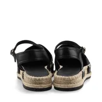 シャネル レザー ココマーク パール エスパドリーユ フラットサンダル ブラック 楽天市場】【シャネル】Chanel 23P ココマーク エスパドリーユ
