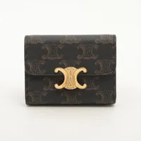 CELINE 財布 トリオンフ クロコ　レザー CELINE 財布 トリオンフ クロコ レザー