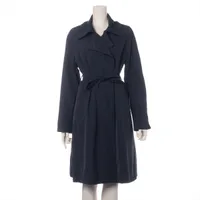 DT MaxMara ★ コットンツイル トレンチコート ALLORO ネイビー トレンチ ツイル 女性 | Max Mara
