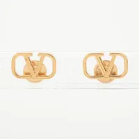 関税送料込【VALENTINO】ヴァレンティノ VGold装飾ピアス VALENTINO ヴァレンティノ Vロゴ シグネチャー ピアス ライン