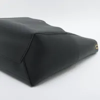 セリーヌ サングルバケット レザー ショルダーバッグ ブラック