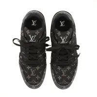 Louis Vuitton ブラック スニーカー LOUIS VUITTON ルイ・ヴィトン アベスライン ダービー レザー