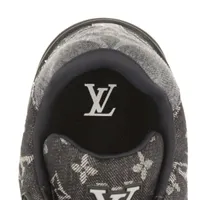 Louis Vuitton LV Trainer Line 23 years Denim Sneakers 10 Men's