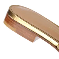 Sora様用新品未使用フェラガモ　ミュール　サイズ35 美品☆FERRAGAMO フェラガモ 760881 ALRAI レザー ロゴ入り