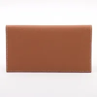エルメス シチズンツイルロング ヴォーエプソン 札入れ ゴールド