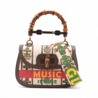 グッチ バンブー キャンバス レザー 2way ハンドバッグ ショルダーバッグ 楽天市場】【中古】 GUCCI （グッチ） ﾊﾞﾝﾌﾞｰ 2WAYｼｮﾙﾀﾞｰﾊﾞｯｸﾞ