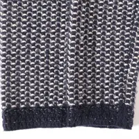 シャネル 95A カシミヤニット ココボタン ロングスカート 40 ブラック CHANEL シャネル ワンピース ニット ココマーク ココボタン