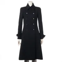 定価100万 CHANEL カシミヤ100% ココマークボタン ウールコート 定価100万 CHANEL カシミヤ100% ココマークボタン ウールコート