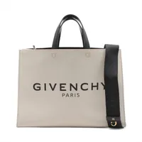 【美品】ジバンシー Gトート ミディアム キャンバス レザー 2way ジバンシィ Gトート ミディアム レザー 2WAYトートバッグ