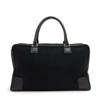 ロエベ黒 レザー ボストンバッグ ロエベ LOEWE ハンドバッグ ミニボストンバッグ 黒 レザー