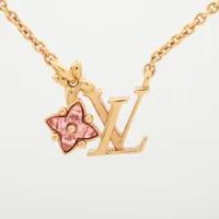 [ルイヴィトン]SA★M00783 ゴールドクリスタルネックレス★ ヴィトン M00783 コリエ ルルグラム LE3234 ネックレス GP