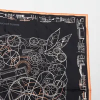 エルメス カレ90 COMPLICATION EQUESTRE スカーフ シルク
