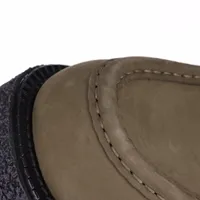 フェラガモ ヌバックレザー ショートブーツ 10 メンズ カーキ