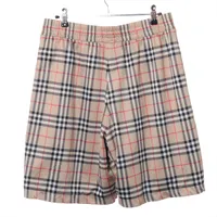 BURBERRY ブラウン ショートパンツ US 2 バーバリー ポリエステル ショートパンツ M メンズ ブラウン