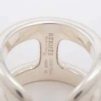 エルメス オスモズGM リング 58 925 16.8g シルバー A3768295
