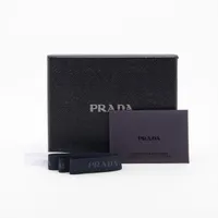 プラダ サフィアーノ 1PP122 レザー コインケース ブラック