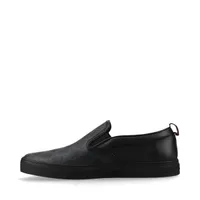 グッチ GGスプリーム PVC スリッポン size 8 1/2 ブラック グッチ GGスプリーム PVC スリッポン 8 1/2 メンズ ブラック