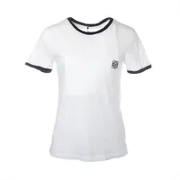 ロエベ ホワイトアナグラムTシャツ ロエベ アナグラム 22SS コットン Tシャツ XS レディース