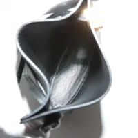ロエベ アナグラム ダイスポケット レザー ショルダーバッグ ブラック LOEWE ロエベ ショルダーバッグ DICE POKET ダイスポケット
