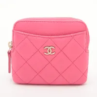 【美品】シャネル CCフィリグリー キャビアスキン コインケース　シールあり 楽天市場】CHANEL シャネル 財布 小銭入れ ラウンド