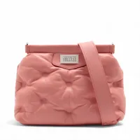 メゾンマルジェラグラムスラムショルダーバッグピンク