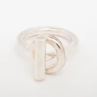 エルメス エシャペ リング 56 925 10.3g シルバー A3769107