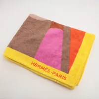 エルメス バスタオル　ビーチタオル 楽天市場】【新品】 エルメス HERMES ビーチ ハンド バス タオル