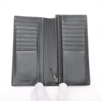 BURBERRY 未使用 長財布 モノグラム PVC レザー ロゴ バーバリー バーバリー ロゴ PVC×レザー 長財布 ブラック×ブラウン A3769166