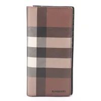 BURBERRY バーバリー 長財布 ブラウン 本革 レザー ロゴ ワインレッド 楽天市場】バーバリー 財布 長財布 ラウンドファスナー BURBERRY
