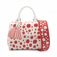 ヴィトン×草間彌生 LV×YK クリュニーMINI M21722 ホワイトxレッド RFID