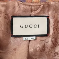 GUCCI グッチベージュ 麻ジャケット リネン本日限定sale☆*。 中古・古着通販】GUCCI (グッチ) リネン混テーラードジャケット