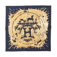 【新品・未使用】お値下げ中！HERMESハンカチ　『冬の祭典」 ハンカチーフ 《冬の祭典》 | Hermès - エルメス-公式サイト