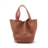毎日がもっと特別に☆ Hermes ピコタンロック 22 ブラウン エルメス ピコタンロック22/MM｜中古ブランド品・ブランド古着