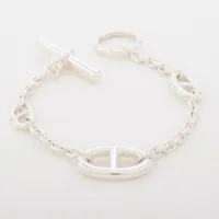 HERMES　エルメス　ファランドール　ブレスレット　シェーヌダンクル　925 HERMES エルメス ブレスレット ファランドールシェーヌダンクル