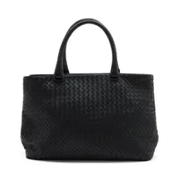 ✨美品✨ボッテガヴェネタ イントレチャート レザー トートバッグ ブラック 本革 BOTTEGA VENETA - ボッテガヴェネタ カーゴ イントレチャート