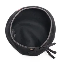 グッチ GUCCI ベレー帽 GGマーク Mサイズ 577862 グッチ GG ベレー帽 S アクリル×ポリエステル ブラック 577862