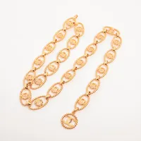 CHANEL 31 RUE CAMBON チェーンベルト GP×レザー シャネル 31 RUE CAMBON チェーンベルト GP×レザー ブラック