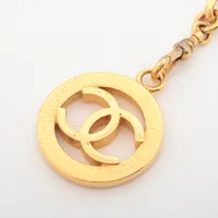 CHANEL シャネル トリプルチェーンベルト 1984 ゴールド GP Chanel Vintage 1984 Medallion CC Logo Black Leather Triple