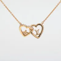【重ね付けでも使いやすい♪】ルイヴィトン ネックレス 重ね付けにも》ルイヴィトン LV ネックレス チャーム (Louis
