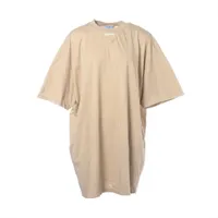 プラダ 23年 コットン Tシャツ L レディース ベージュ 3558A