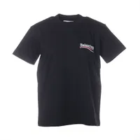 バレンシアガ キャンペーンロゴ 22年 コットン Tシャツ M ユニ