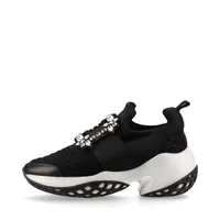 極上の輝き【Roger Vivier】レザー ミュール ロジェ ヴィヴィエ レザー ミュール 36 レディース ブラック