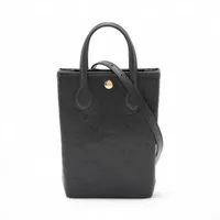 正規店買付【GUCCI】スーパーミニGG ブラック バッグ グッチ GGレザー スーパーミニバッグ レザー 2WAYハンドバッグ