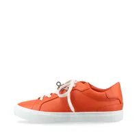 美品！エルメス　Hermes　マイルス　ナイロン×レザー　スニーカー　オレンジ HERMES (エルメス) MILES マイルス ボンディング レザー コンビ