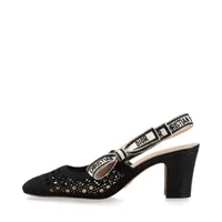 Christian Dior ブラック オープントゥ ミュール 36.5